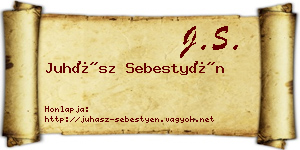 Juhász Sebestyén névjegykártya